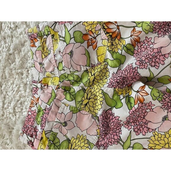 Vintage 80s 90s Billblass Jeanswear Floral Cropped Jeans Women's Size 10 - Picture 3 of 4